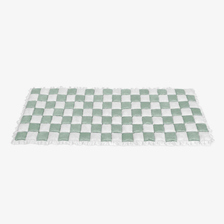 Kurnell | Cream Plaid Chenille Pet Mat and Couch Cover - image 26
