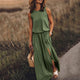 Lisandra | Women's Sleeveless Maxi Dress with Side Slits - image 9