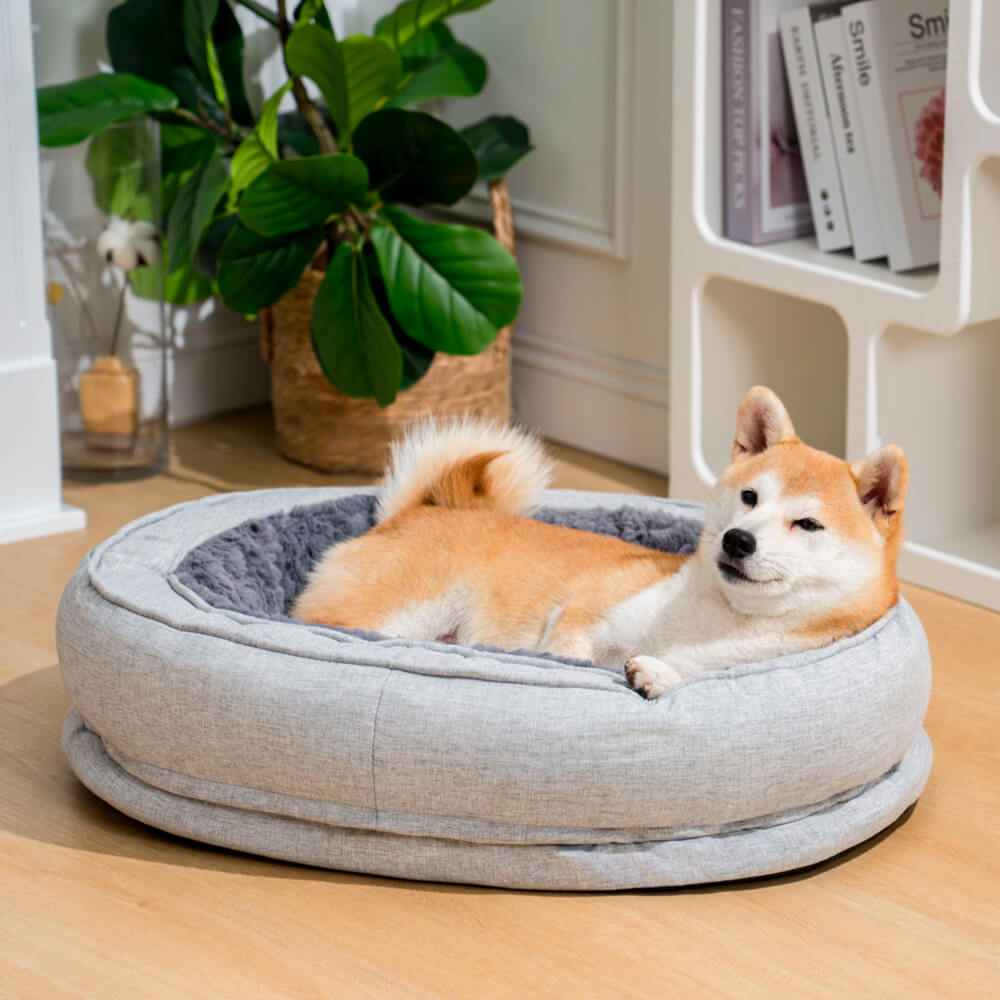 Newport | Fluffy Donut Dog and Cat Bed - image 17