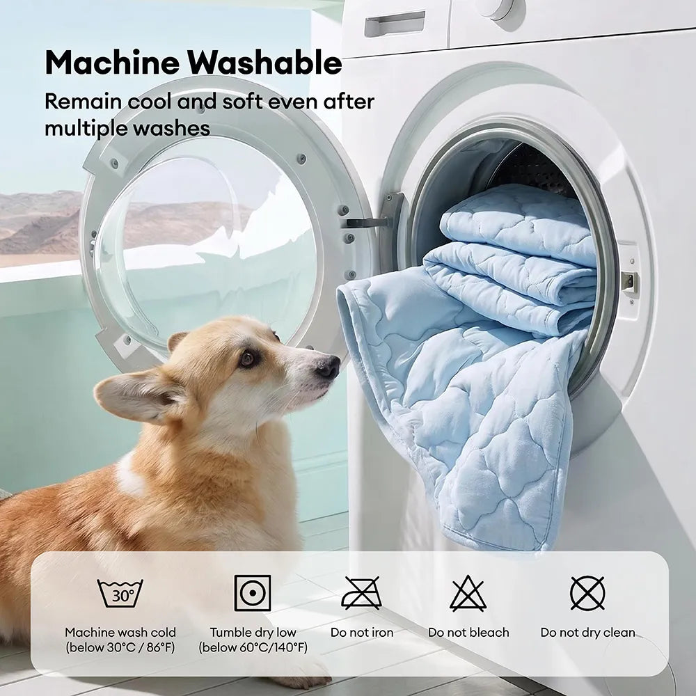 Yarrow | Double-Sided Cooling Dog Blanket, Chill Nest - image 6