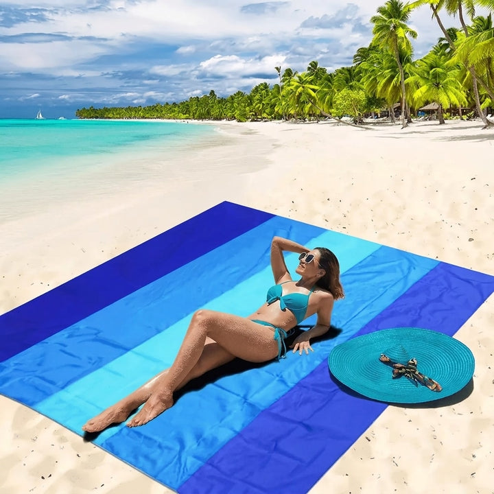 Corrimal | Extra Large Waterproof Beach Blanket, Sandproof Quick-Dry Picnic Mat - image 1