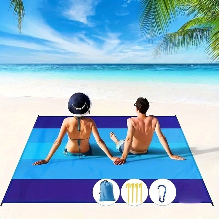Corrimal | Extra Large Waterproof Beach Blanket, Sandproof Quick-Dry Picnic Mat - image 3