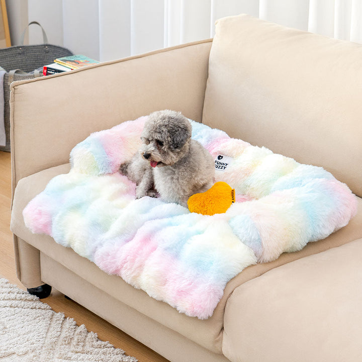 Elouera | Fluffy Faux Fur Dog Bed and Sofa Protector Mat - image 8