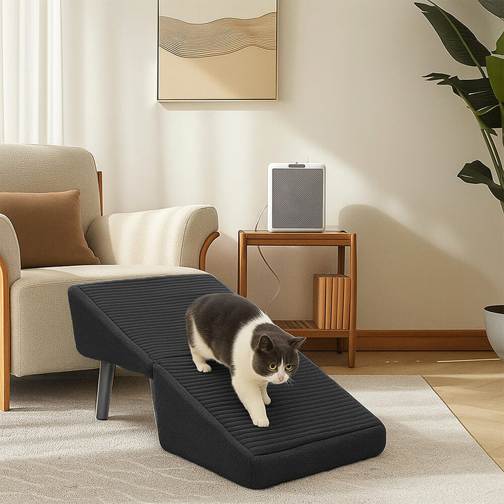 Mallacoota | 2-in-1 Velvet Dog Ramp and Step Stool for Beds - image 7