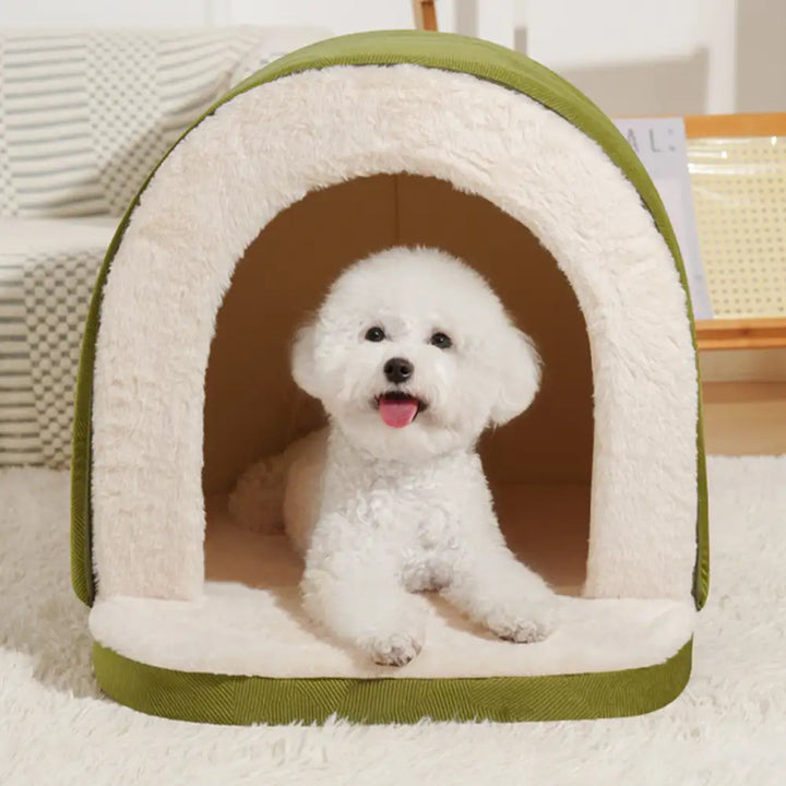 Woodside | Convertible Cat Cave and Small Dog Bed - image 11