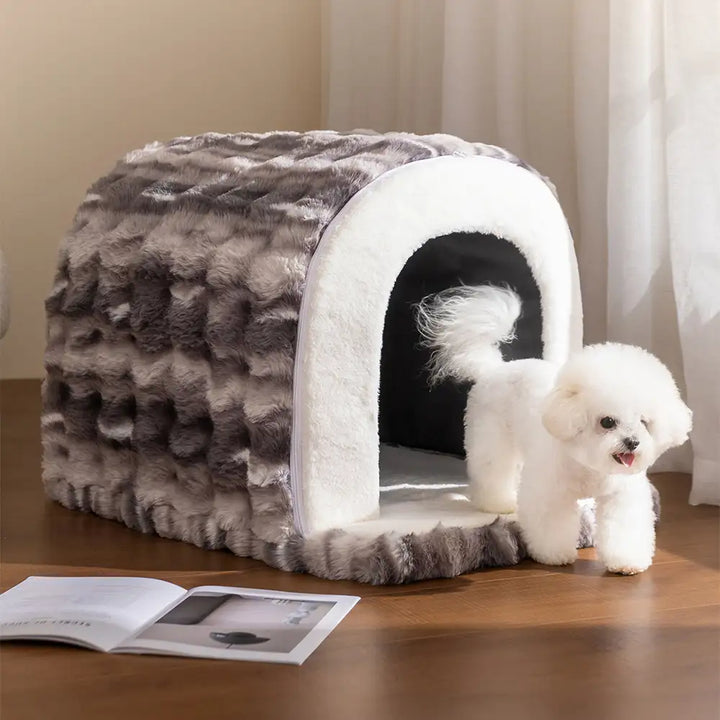 Woodside | Convertible Cat Cave and Small Dog Bed - image 13