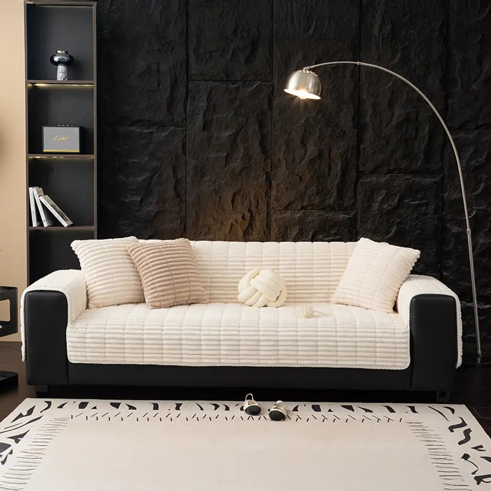 Durras | Waterproof One-Piece Quilted Flannel Couch Cover - image 13