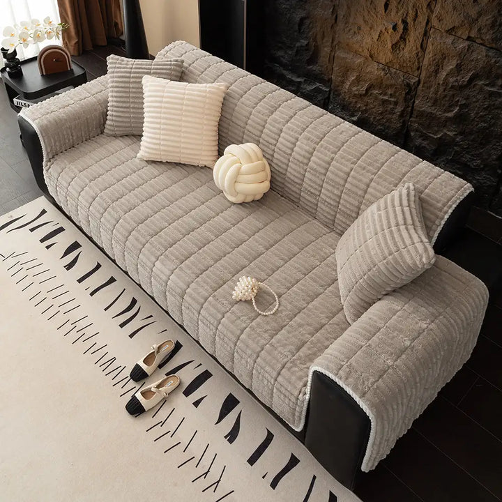 Durras | Waterproof One-Piece Quilted Flannel Couch Cover - image 5