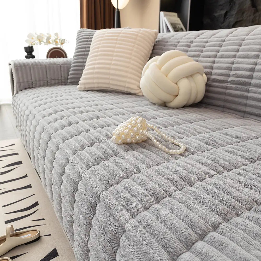 Durras | Waterproof One-Piece Quilted Flannel Couch Cover - image 14