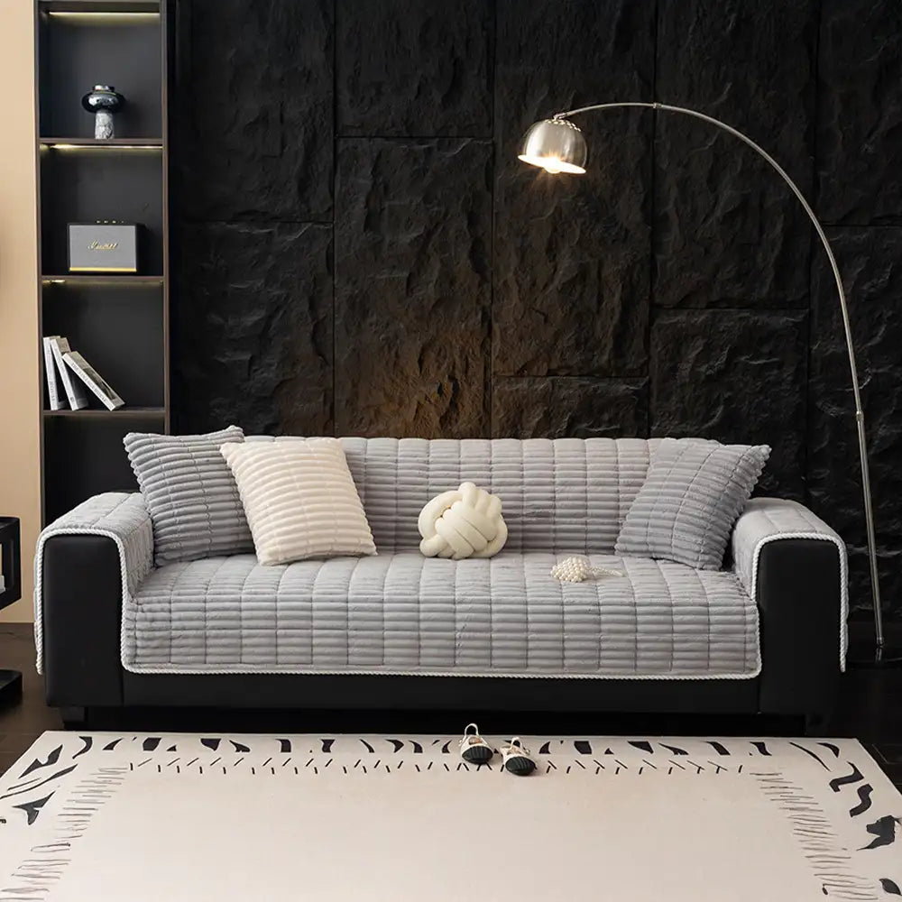 Durras | Waterproof One-Piece Quilted Flannel Couch Cover - image 22