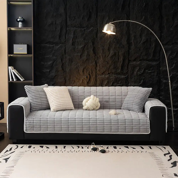 Durras | Waterproof One-Piece Quilted Flannel Couch Cover - image 22