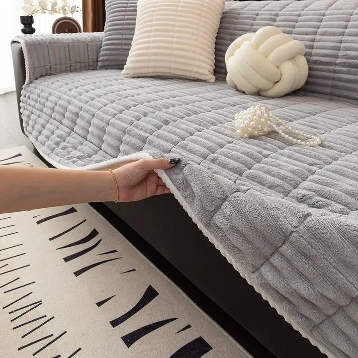 Durras | Waterproof One-Piece Quilted Flannel Couch Cover - image 16