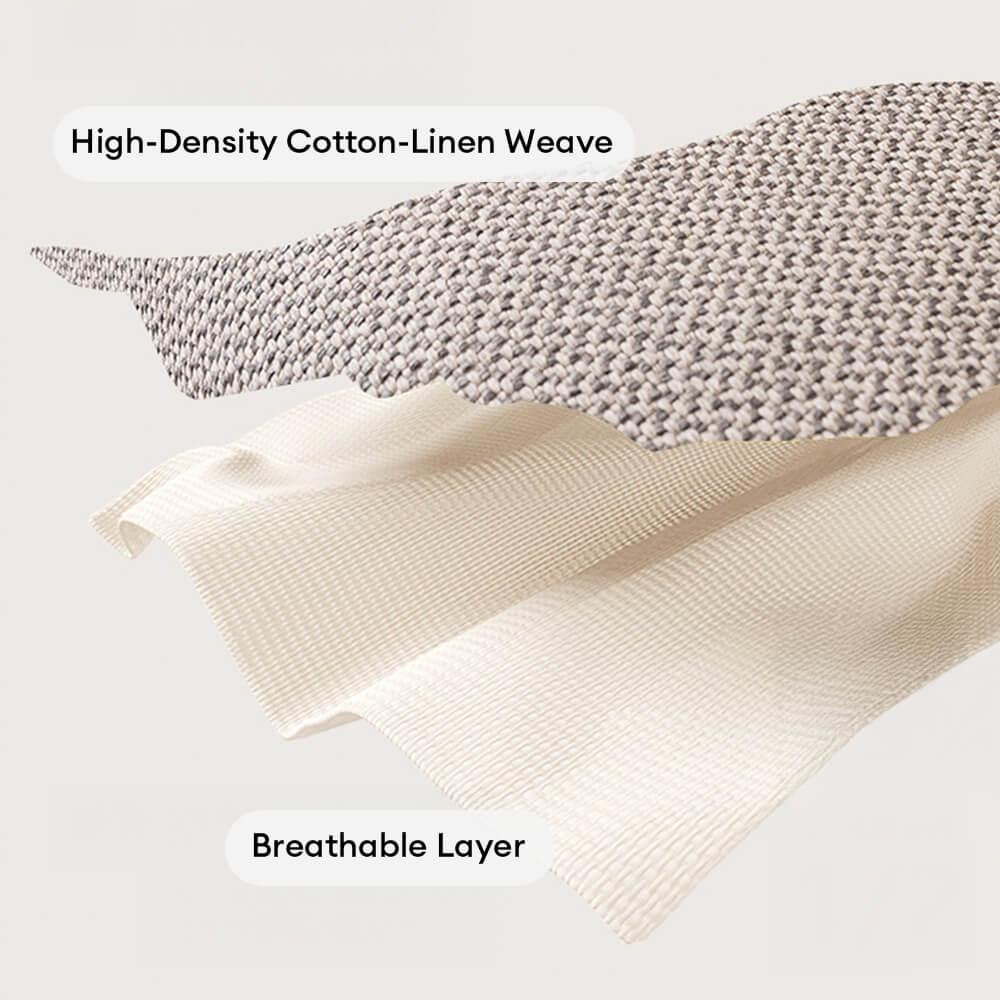 Bronte | Breathable Cotton Linen Non-Slip Couch Cover - image 4