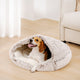 Shoreham | Plush Semi-Enclosed Pet Nest Bed with Hood - image 1