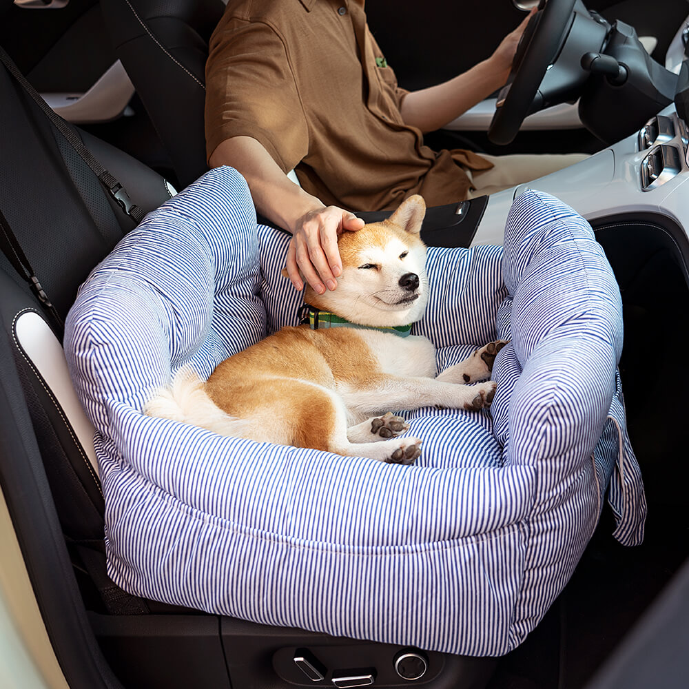Tomakin | Portable Cotton Bolster Dog Car Seat Bed - image 1
