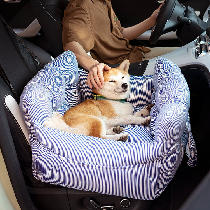 Tomakin | Portable Cotton Bolster Dog Car Seat Bed - image 1