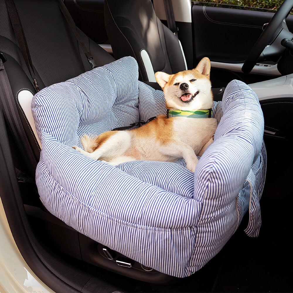 Tomakin | Portable Cotton Bolster Dog Car Seat Bed - image 2