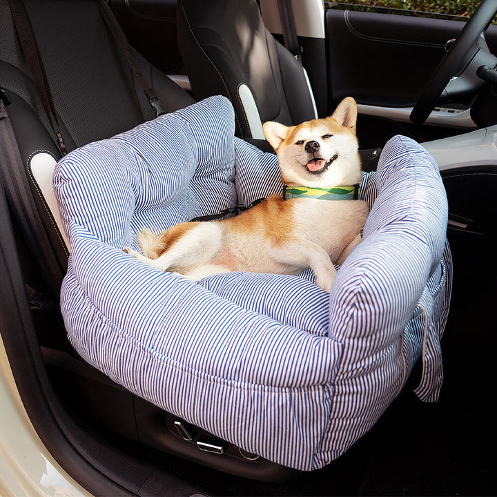 Tomakin | Portable Cotton Bolster Dog Car Seat Bed - image 2