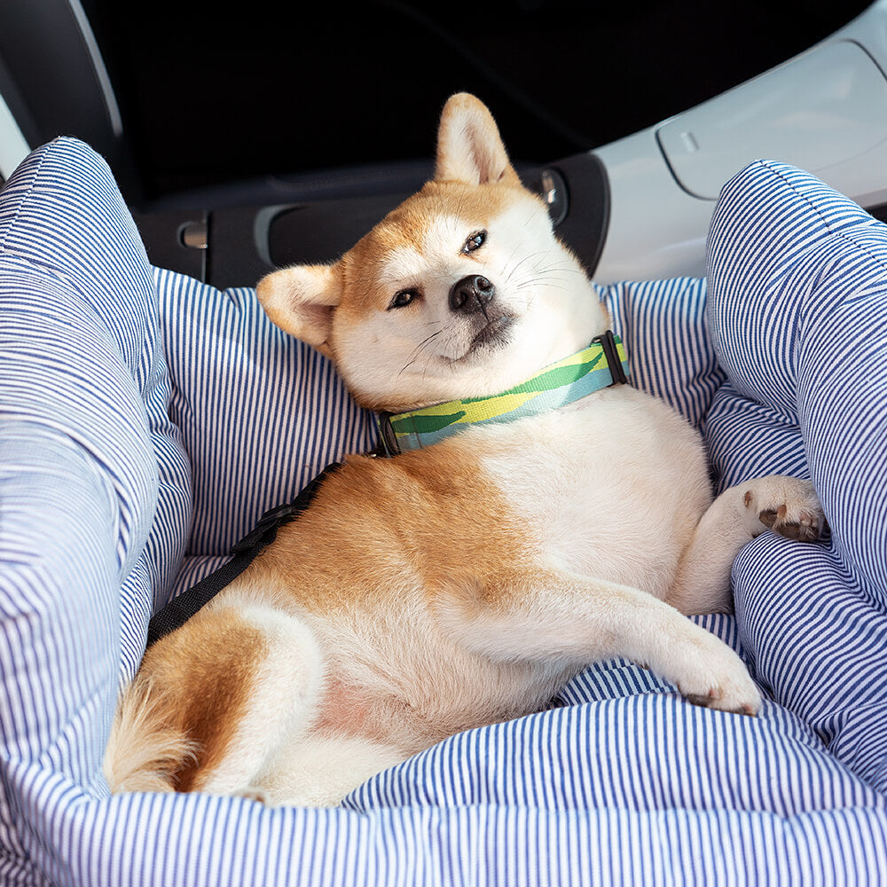 Tomakin | Portable Cotton Bolster Dog Car Seat Bed - image 12