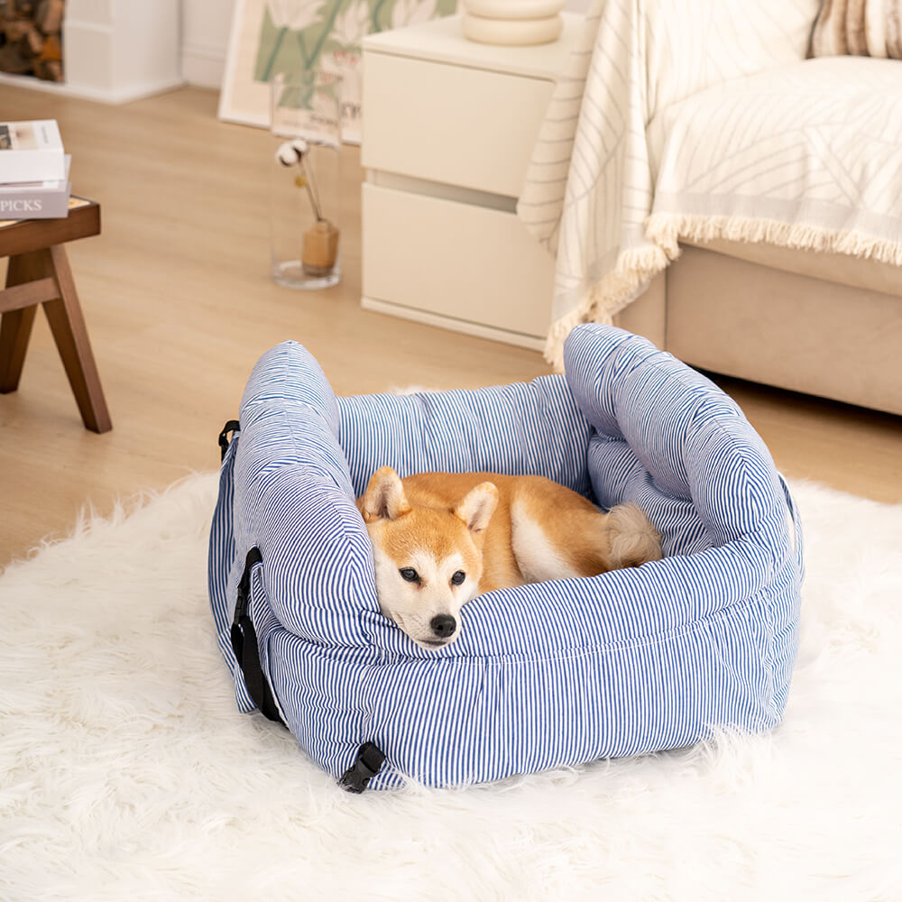 Tomakin | Portable Cotton Bolster Dog Car Seat Bed - image 11
