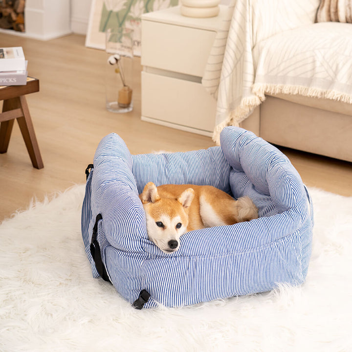 Tomakin | Portable Cotton Bolster Dog Car Seat Bed - image 11