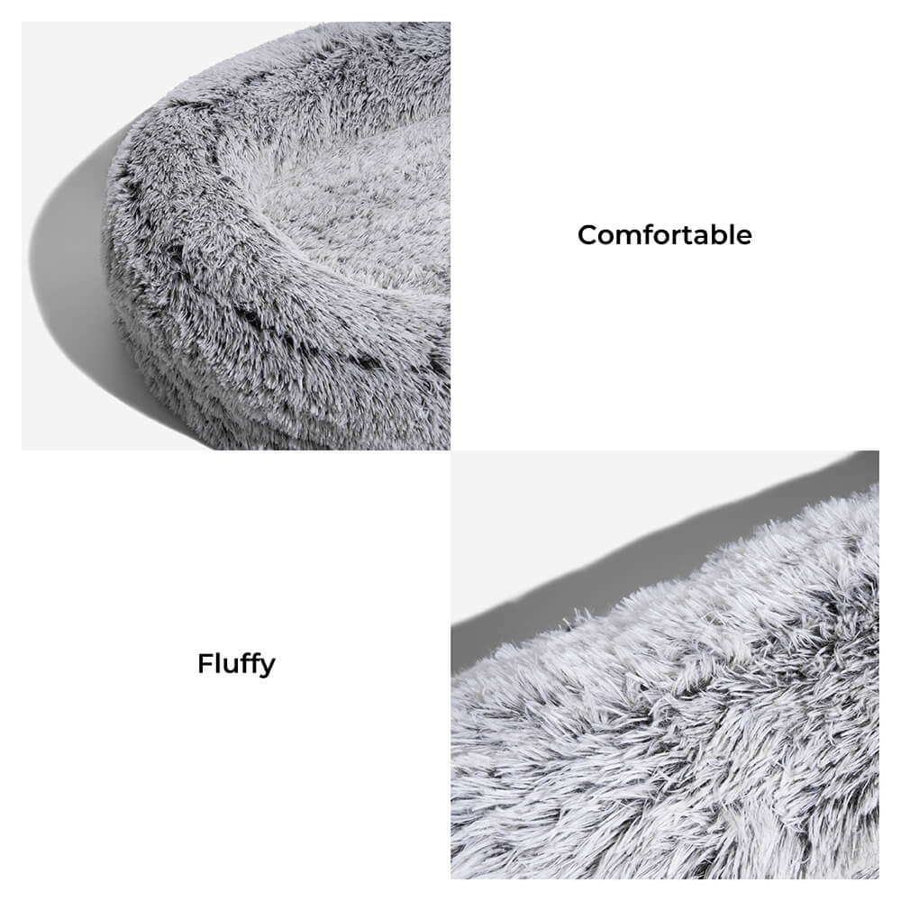 Inverloch | Extra Large Human Dog Bed with Faux Fur Throw - image 8