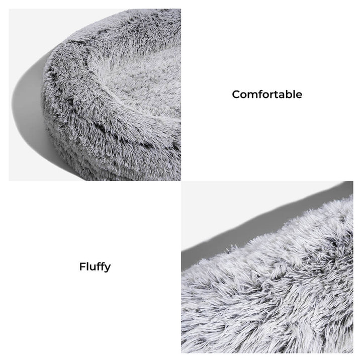 Inverloch | Extra Large Human Dog Bed with Faux Fur Throw - image 8