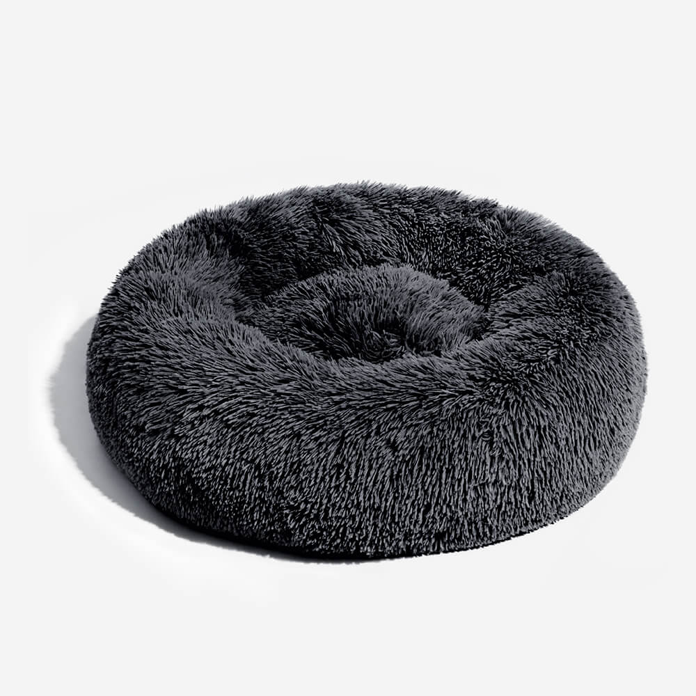 Tamarama | Fluffy Round Faux Fur Dog Bed - image 12