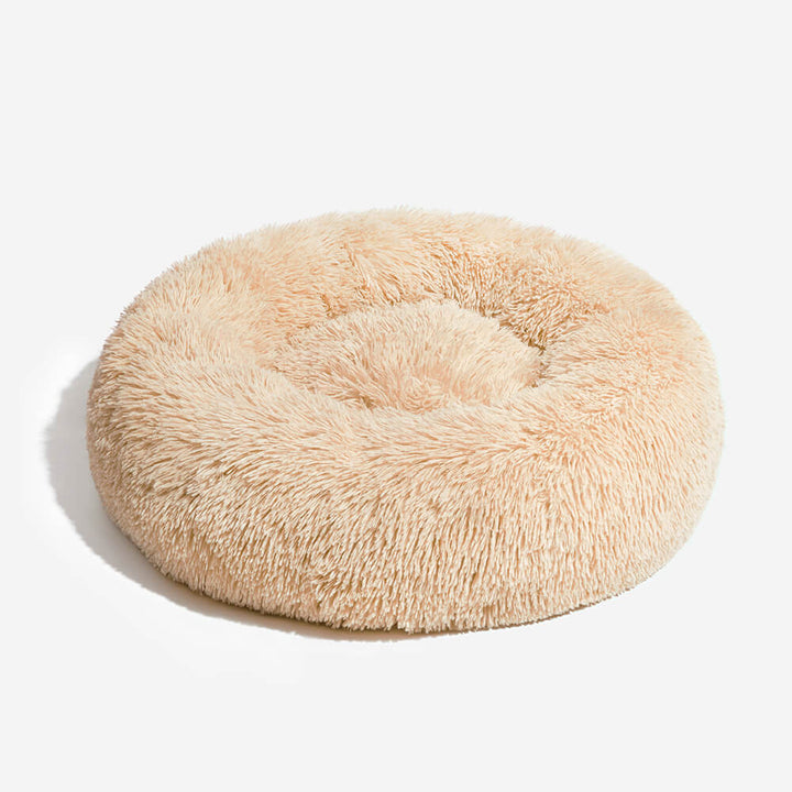 Tamarama | Fluffy Round Faux Fur Dog Bed - image 11