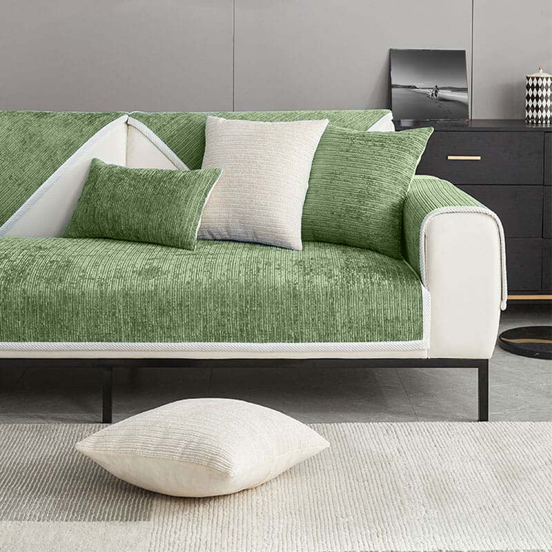 Broulee | Waterproof Simple Chenille Anti-Scratch Couch Cover - image 9
