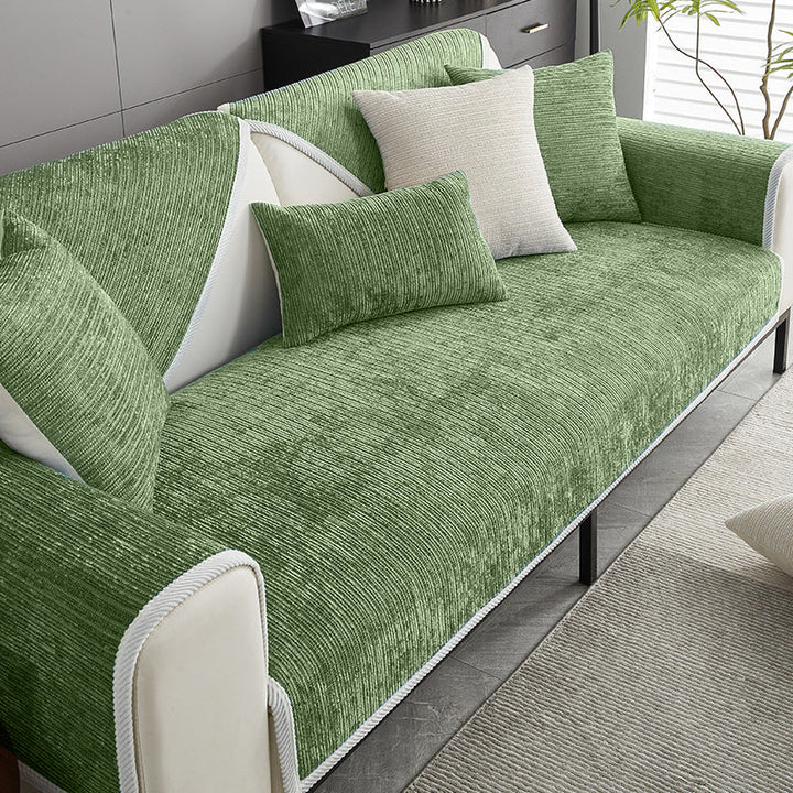 Broulee | Waterproof Simple Chenille Anti-Scratch Couch Cover - image 8