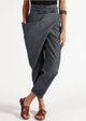 Matilda | Women's Asymmetric Wrap High Waist Cotton Harem Pants