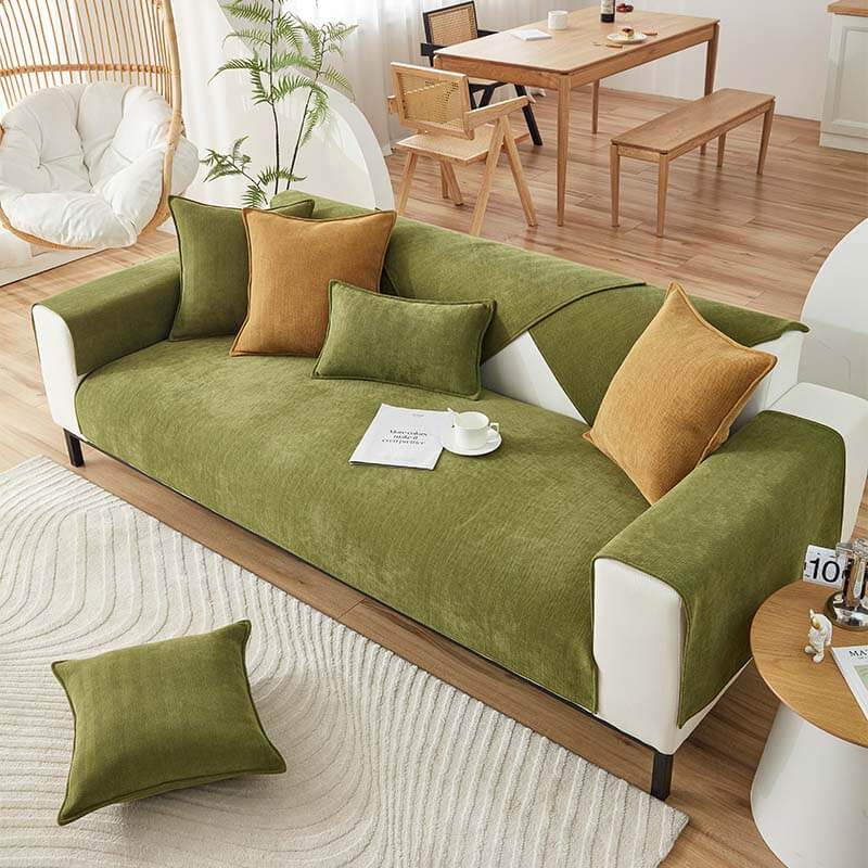 Bombo | Waterproof Herringbone Chenille Couch Cover - image 8