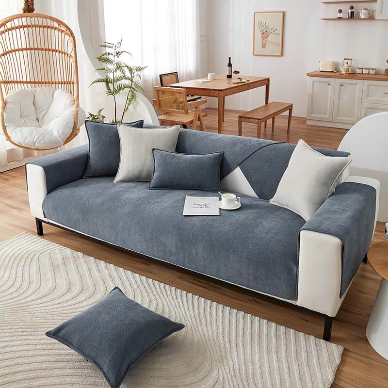 Bombo | Waterproof Herringbone Chenille Couch Cover - image 9