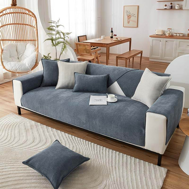 Bombo | Waterproof Herringbone Chenille Couch Cover - image 9