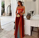 Alma | Women's Strapless Ombre Maxi Evening Dress