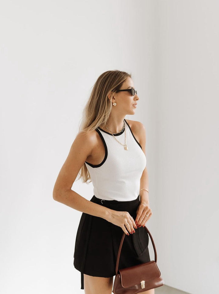 Averil | Women's La Riviera Contrast Trim Tank Top
