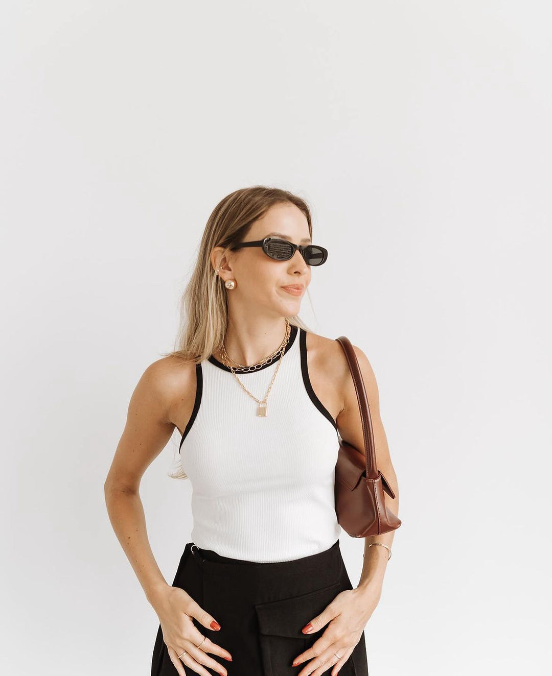 Averil | Women's La Riviera Contrast Trim Tank Top