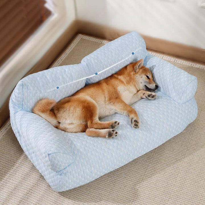 Cowes | Breathable Ice Silk Dog Sofa Bed, Washable - image 9