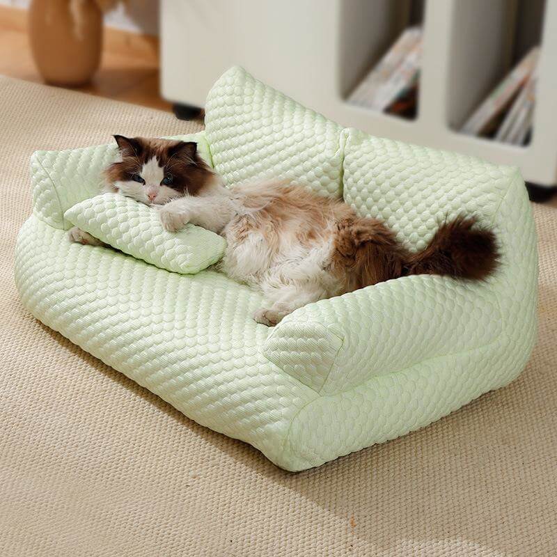 Cowes | Breathable Ice Silk Dog Sofa Bed, Washable - image 14