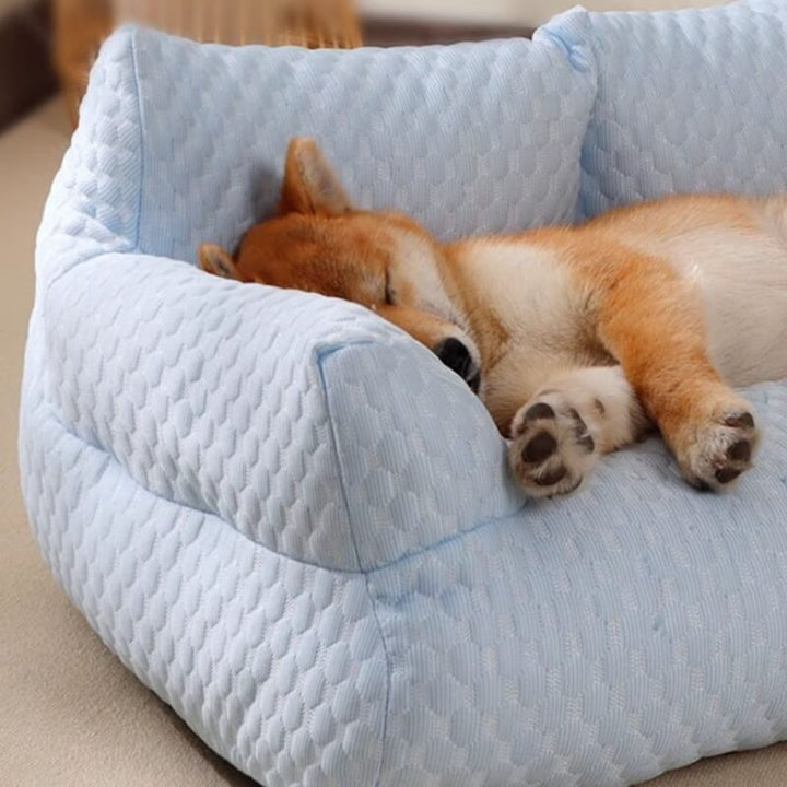 Cowes | Breathable Ice Silk Dog Sofa Bed, Washable - image 13