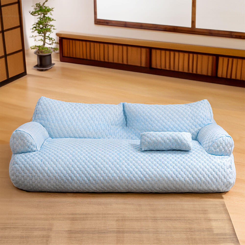 Cowes | Breathable Ice Silk Dog Sofa Bed, Washable - image 11
