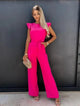Adalyn | Women's Belted Zip-Front Jumpsuit for Everyday Wear
