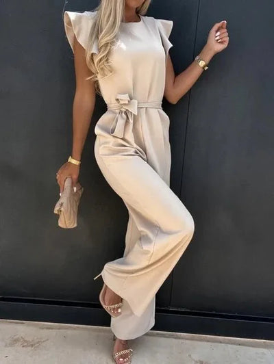 Adalyn | Women's Belted Zip-Front Jumpsuit for Everyday Wear