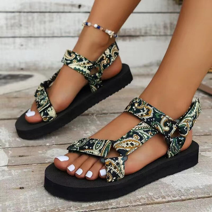 Dorcas | Women's Colourful Strap Flat Sandals with Lightweight - image 3