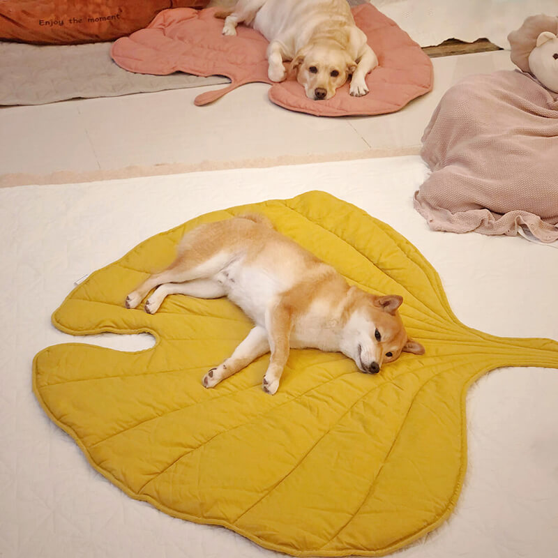 Bundeena | Leaf Shape Washable Dog Blanket and Mat - image 2