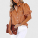 Sibylla | Women's Relaxing Blouse with Puff Sleeves