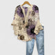 Althea | Women's Elegant Ruffle Sleeve Floral Blouse