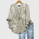 Althea | Women's Elegant Ruffle Sleeve Floral Blouse