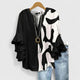 Althea | Women's Elegant Ruffle Sleeve Floral Blouse